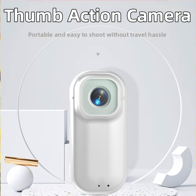 A300 WiFi 4K mini kamera kerékpározáshoz, utazásokhoz és háziállat felvételekhez — 1.47 hüvelykes LCD, TF-kártya tárhely, 2.5 órás üzemidő