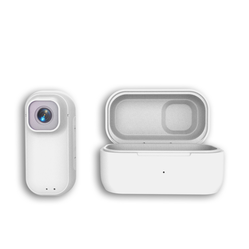 A300 WiFi 4K mini kamera kerékpározáshoz, utazásokhoz és háziállat felvételekhez — 1.47 hüvelykes LCD, TF-kártya tárhely, 2.5 órás üzemidő