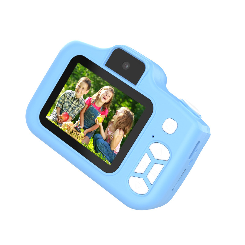 T2 serija mini digitalna kamera s dvostrukom prednjom i stražnjom kamerom, za djecu, 12–20 MP, 2.0-inčni LCD, TF kartica, ABS tijelo