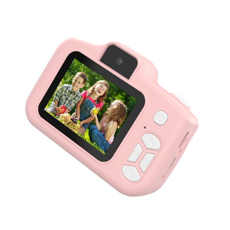 T2 serija mini digitalna kamera s dvostrukom prednjom i stražnjom kamerom, za djecu, 12–20 MP, 2.0-inčni LCD, TF kartica, ABS tijelo