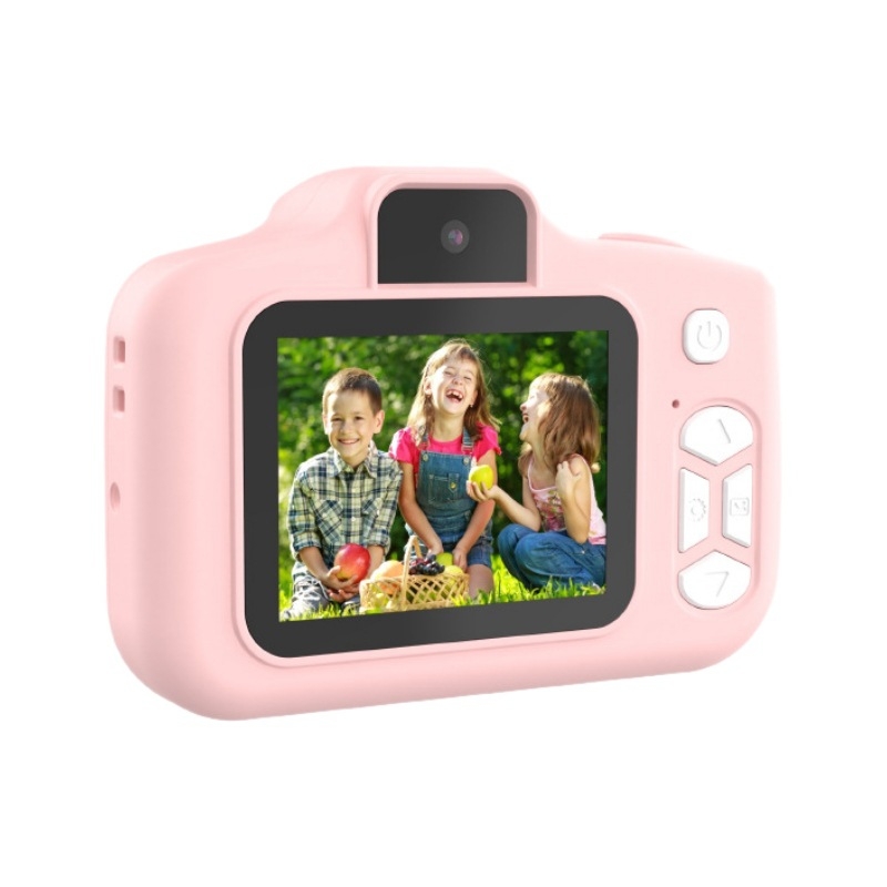 T2 serija mini digitalna kamera s dvostrukom prednjom i stražnjom kamerom, za djecu, 12–20 MP, 2.0-inčni LCD, TF kartica, ABS tijelo