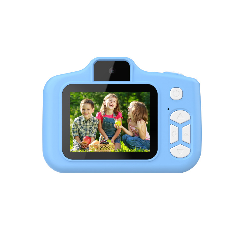 T2 serija mini digitalna kamera s dvostrukom prednjom i stražnjom kamerom, za djecu, 12–20 MP, 2.0-inčni LCD, TF kartica, ABS tijelo