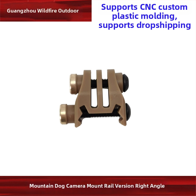 Plastikinis stačiakampis bėgelio laikiklis GoPro 6–10