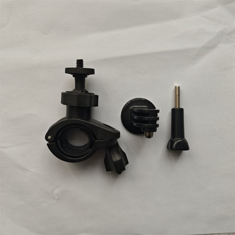 GoPro DJI Mountain Dog nosač za bicikl i motocikl s adapterom (ABS+PC; kompatibilni modeli: GoPro DJI Mountain Dog; ispisano logo: Support; paket sadrži: klemu + adapter + vijak)