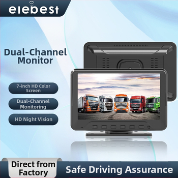 Automobilio atbulinės eigos ekranas — 7 colių IPS ekranas 1024x600, AHD įvestis, HR71 modelis, prietaisų skydelio monitorius