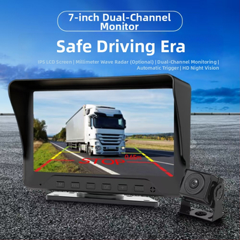 Automobilio atbulinės eigos ekranas — 7 colių IPS ekranas 1024x600, AHD įvestis, HR71 modelis, prietaisų skydelio monitorius