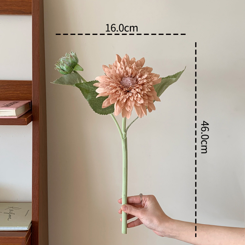 Buchet de floarea-soarelui din mătase - flori artificiale pentru decorul casei, nunți și recuzită foto