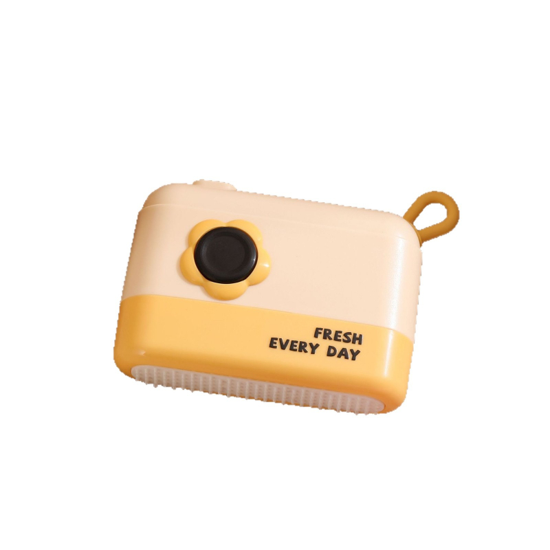 Портативен премахвач на власинки за дрехи с капак, миещ се, ABS/TPR/PVC