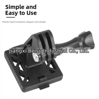 Suport PTZ pentru cameră de acțiune cu șină de 20 mm, nailon, accesoriu cască pentru ciclism, unisex, adult