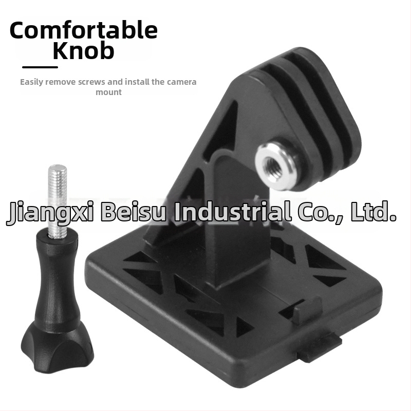 Suport PTZ pentru cameră de acțiune cu șină de 20 mm, nailon, accesoriu cască pentru ciclism, unisex, adult