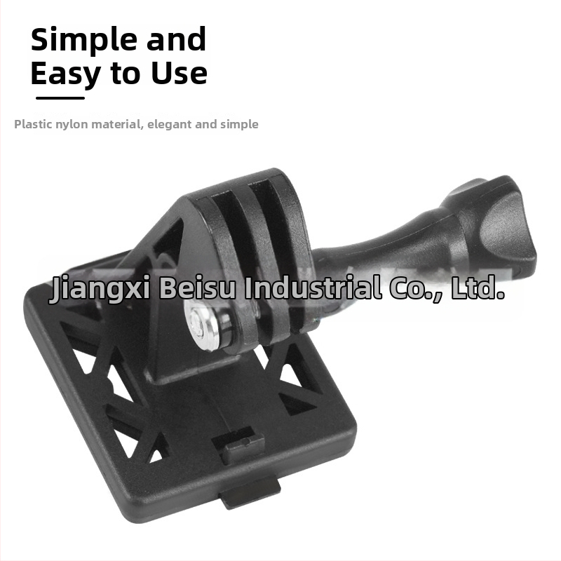 Suport PTZ pentru cameră de acțiune cu șină de 20 mm, nailon, accesoriu cască pentru ciclism, unisex, adult