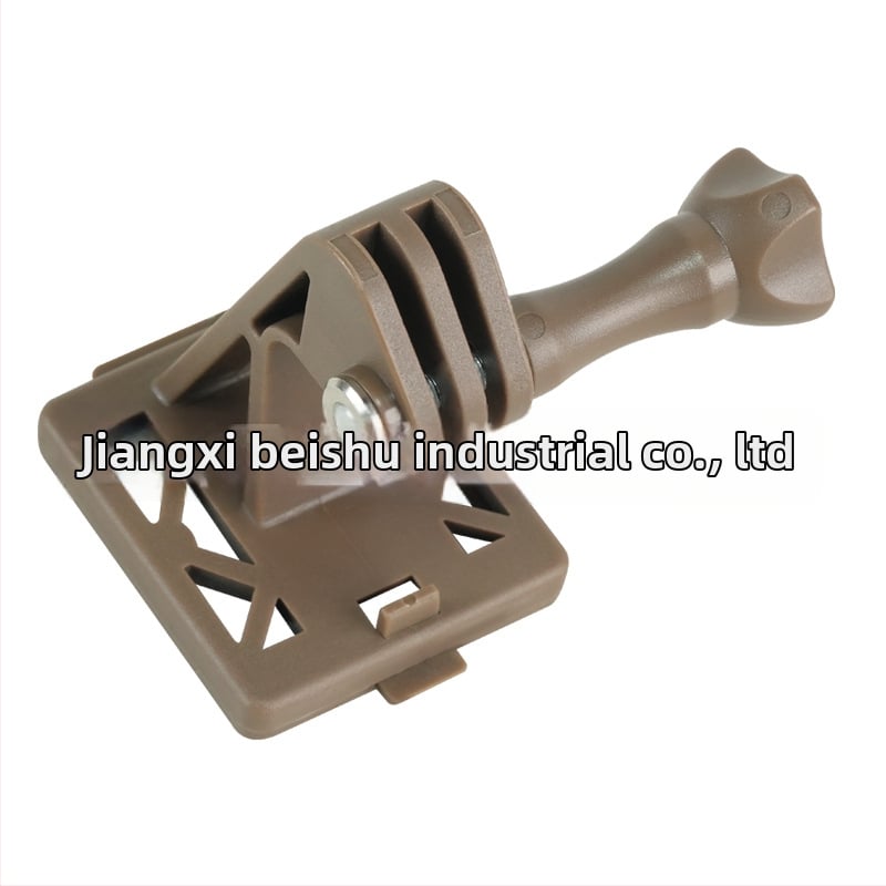 Suport PTZ pentru cameră de acțiune cu șină de 20 mm, nailon, accesoriu cască pentru ciclism, unisex, adult