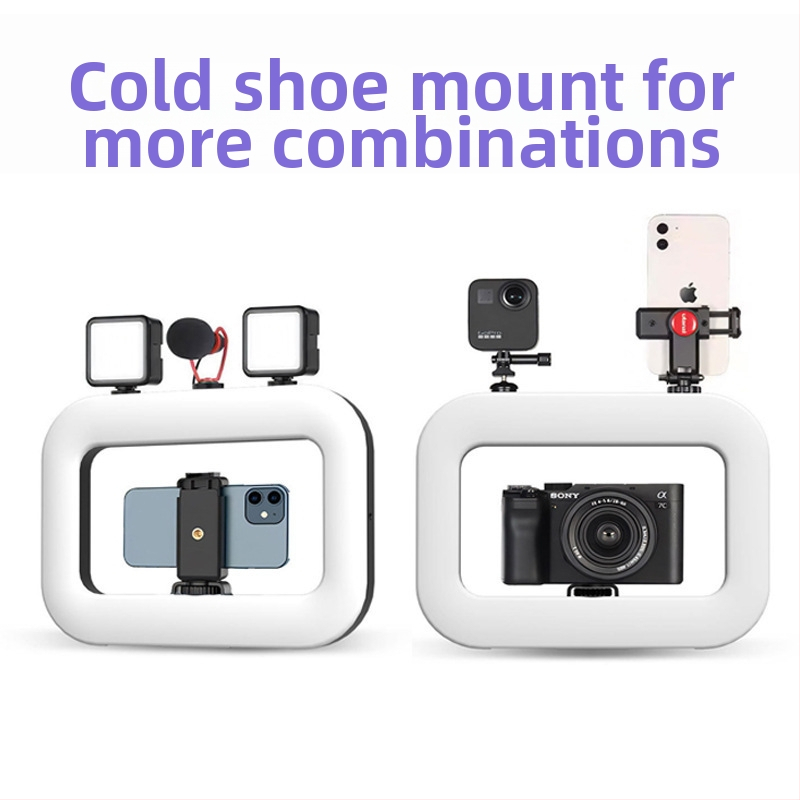 LED φως δακτυλιδιού για συμπληρωτικό φωτισμό - E-30 / E-30RGB, χειροκίνητο, τρεις θερμοκρασίες χρώματος, 2500K–9900K, 5V, για ζωντανές μεταδόσεις, βίντεο και φωτογράφηση σε στούντιο