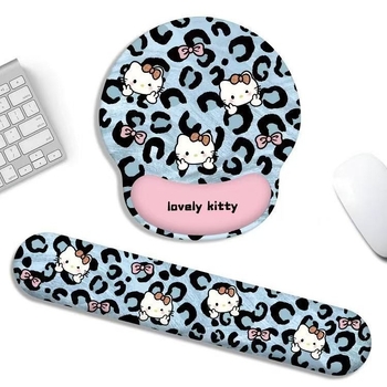 Hello Kitty cartoon ποντίκι-pad με ανάπαυση καρπού – καουτσούκ μικρή επιφάνεια, μονόπλευρη εκτύπωση, επιφάνεια γραφείου