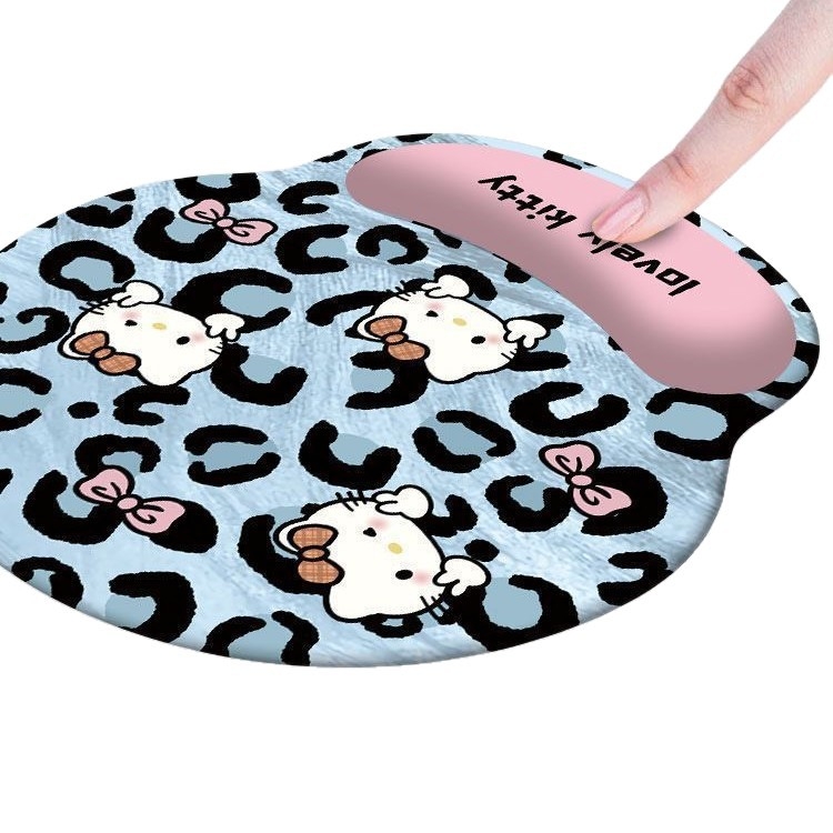 Hello Kitty cartoon ποντίκι-pad με ανάπαυση καρπού – καουτσούκ μικρή επιφάνεια, μονόπλευρη εκτύπωση, επιφάνεια γραφείου