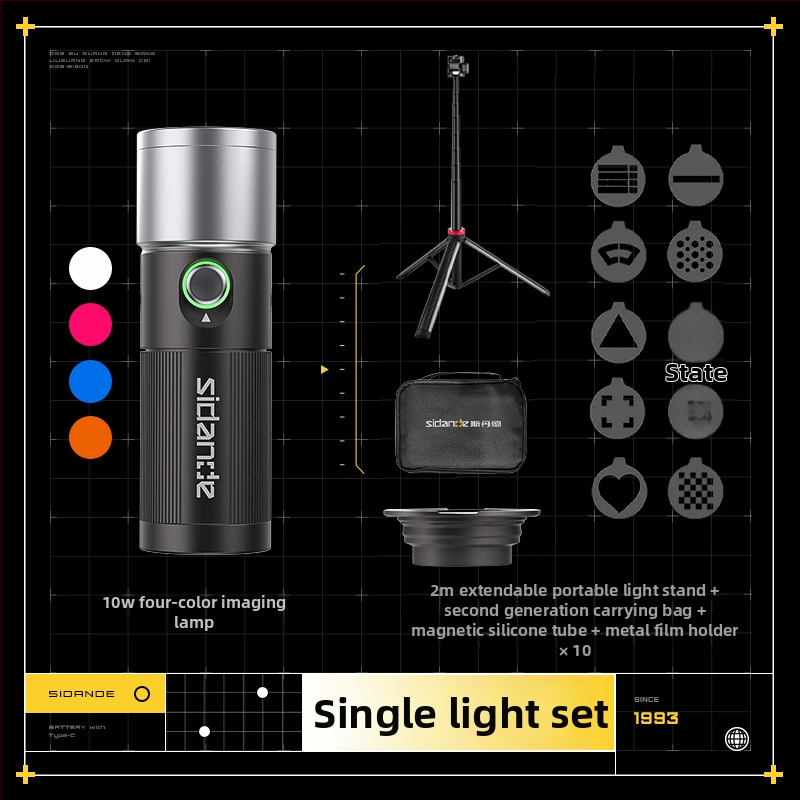 LED φως φωτογράφισης για πορτρέτα και ζωντανή μετάδοση, φορητό με λαβή, 10-50W, 3.7V, ρυθμιζόμενη θερμοκρασία χρώματος 2500-9900K