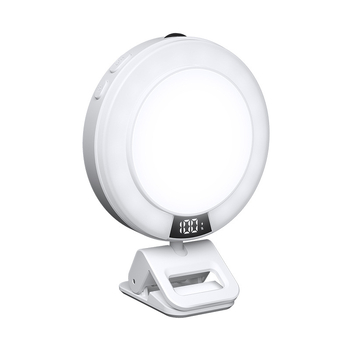 Φως selfie για κινητό F10, RGB ρυθμιζόμενο, θερμοκρασία χρώματος 2500K–9900K, μπαταρία 1800mAh, τροφοδοσία 5V