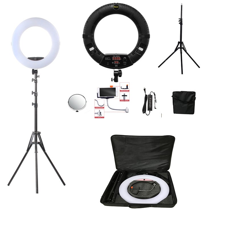 Lumină LED pentru streaming live – model FD-480II, brand Yidoblo/Shadow Duobao, 110-220V, iluminare pentru frumusețe, machiaj și tatuaje