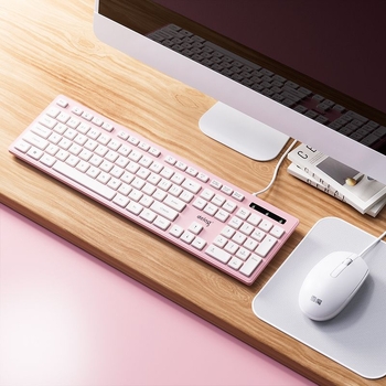 Καλώδιακό σετ πληκτρολογίου και ποντικιού USB, 1200dpi, καλώδιο 1,4 m