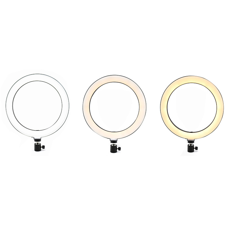 LED δαχτυλίδι φως για ζωντανές μεταδόσεις με τρεις θερμοκρασίες χρώματος, ισχύς κάτω από 10W, μοντέλο HX-260, επιτραπέζια χρήση