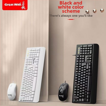 Set klávesnice a myši, káblové USB pripojenie, ABS konštrukcia, 1,5 m kábel, univerzálna kompatibilita