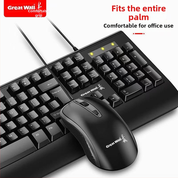 Set klávesnice a myši, káblové USB pripojenie, ABS konštrukcia, 1,5 m kábel, univerzálna kompatibilita