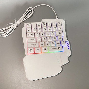 Bežični set tipkovnice i miša s USB sučeljima, s pozadinskim osvjetljenjem, za desktop i notebook gaming.