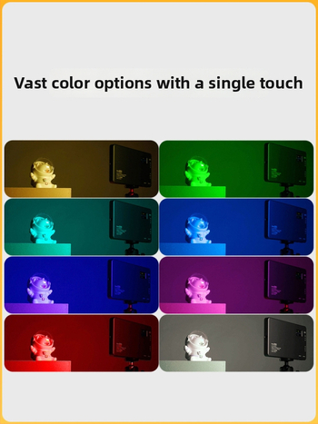 Mini výplňové svetlo - Prenosné osvetlenie na fotografovanie, Ručné, 10W, viacstupňové nastavenie