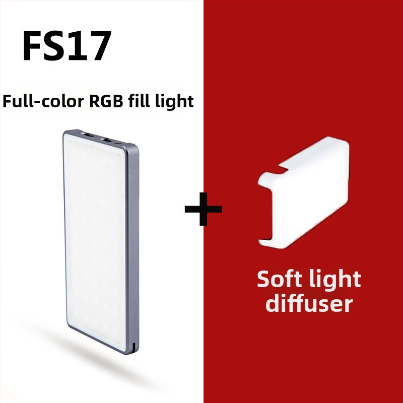 Mini výplňové svetlo - Prenosné osvetlenie na fotografovanie, Ručné, 10W, viacstupňové nastavenie