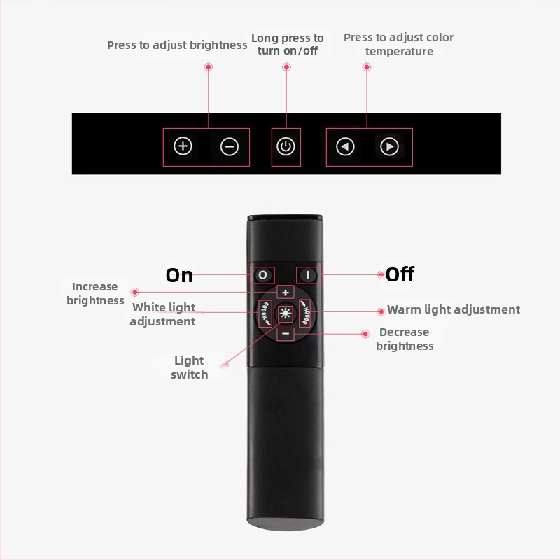 LED kruhové svetlo pre fotografovanie, model 18S, tri teploty farieb, 51–100W, 100–240 VAC, zvislé uchytenie