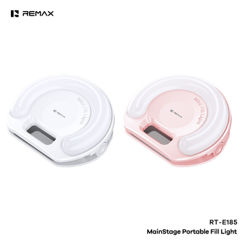 Remax Rt-e185 LED φωτιστικό πλήρωσης, φορητό, κάτω από 10W, 5500–5600K, για ζωντανές μεταδόσεις και βιντεοσκοπήσεις