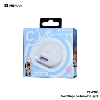 Remax Rt-e185 LED φωτιστικό πλήρωσης, φορητό, κάτω από 10W, 5500–5600K, για ζωντανές μεταδόσεις και βιντεοσκοπήσεις