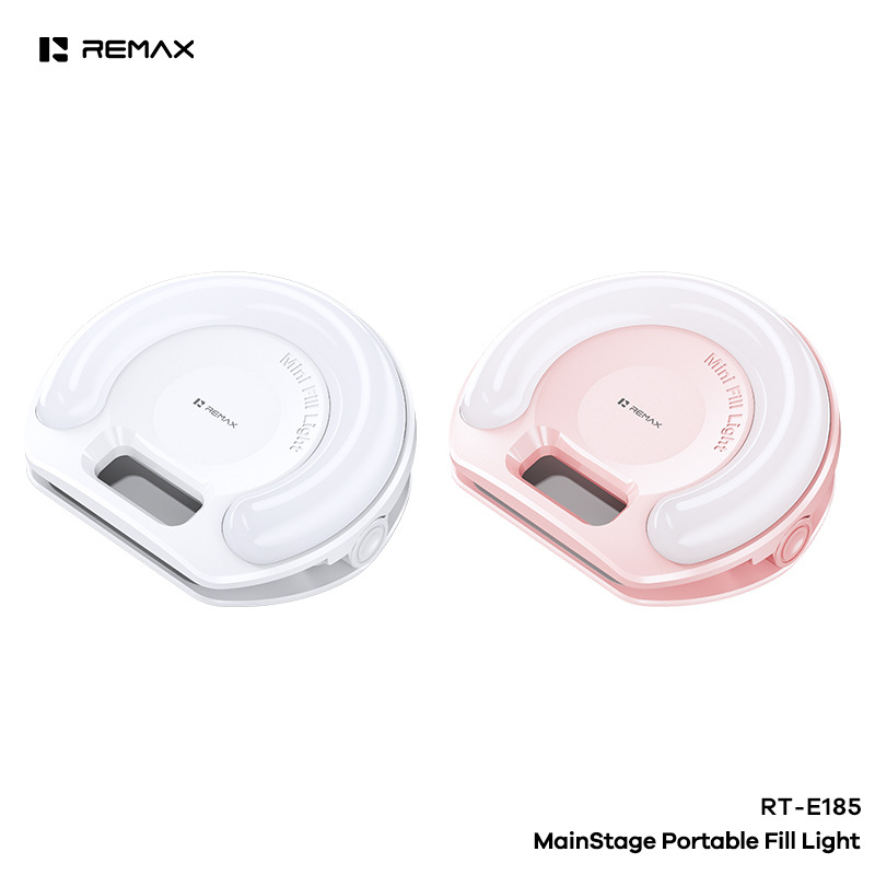 Remax Rt-e185 LED φωτιστικό πλήρωσης, φορητό, κάτω από 10W, 5500–5600K, για ζωντανές μεταδόσεις και βιντεοσκοπήσεις