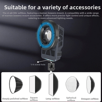 Φωτιστικό πλήρωσης φωτογραφίας - 100W RGB COB, φορητό με χειρολαβή, 24 ειδικά εφέ, CRI ≥95