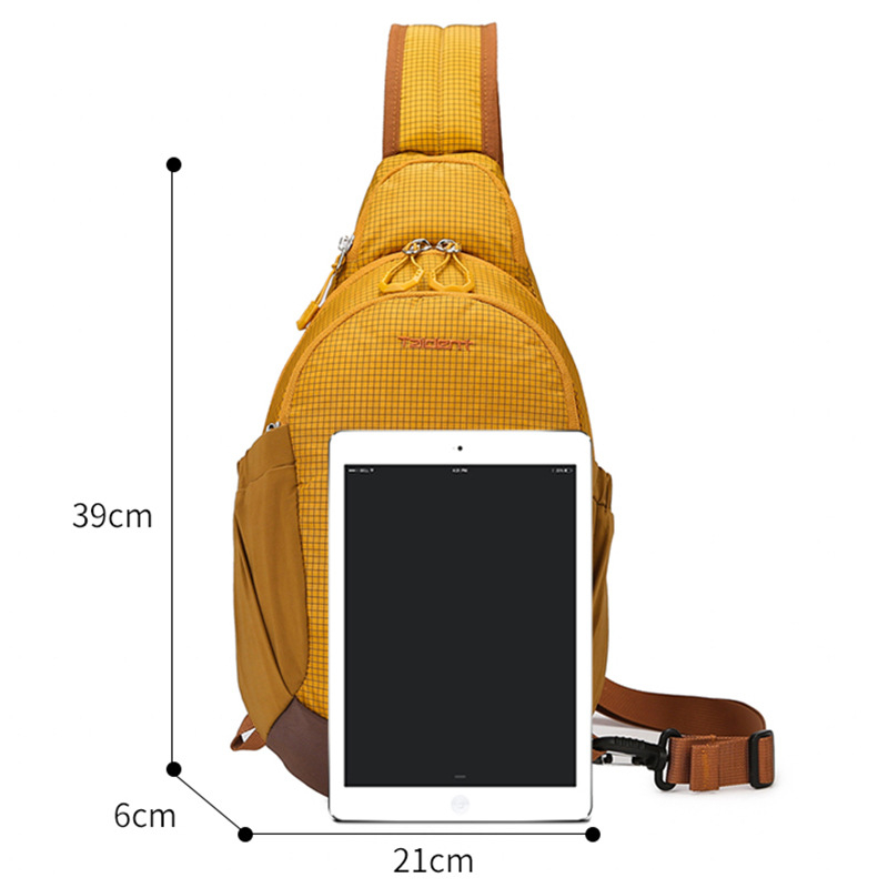 Unisex torba za prsa od najlona sa zatvaračem (Stil: Unisex; Materijal: Najlon; Podstava: Najlon; Otvaranje: Zatvarač; Marka: Taiding)