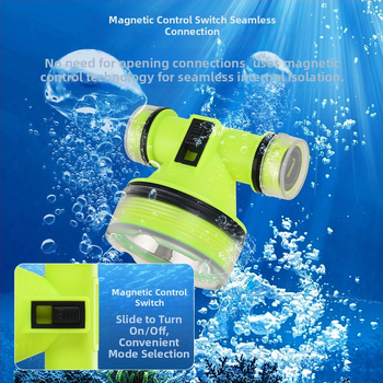 PVC LED niršanas galvas lukturis ārējai lietošanai un zemūdens fotografēšanai, ūdensizturīgs apgaismojums, komplekts 160 gab.