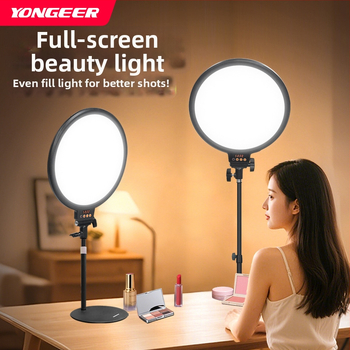 LED töltőfény élő közvetítéshez - Modell M300, Teljesítmény 10-50W, Feszültség 5V/3A, Három színhőmérséklet