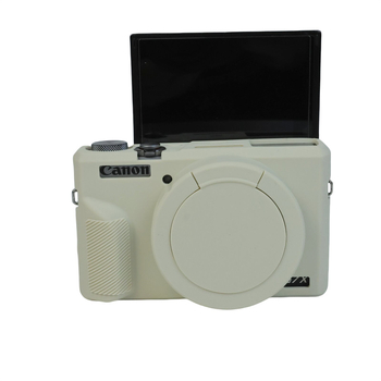 Silikono apsauginė dėklas Canon PowerShot G7X Mark III – kluč stiliaus, suderinamas su G7X3, silikono vidinė įdaila, atsparus korpusas