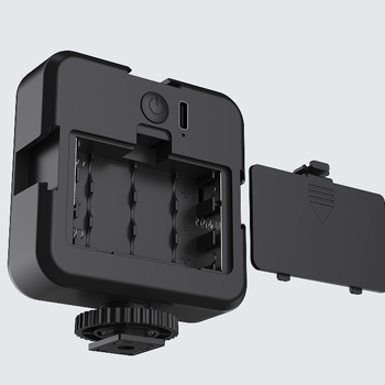 Prenosné LED plná svetla pre živé vysielanie a video, stolná štvorcová lampička, ručné ovládanie, pod 10W, 5500K