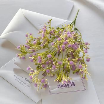Starry Sky umjetni buket Baby's Breath, Jednostrani, Plastika i svila cvijeće, Hotelska i kućna dekoracija, Fotografijski rekvizit