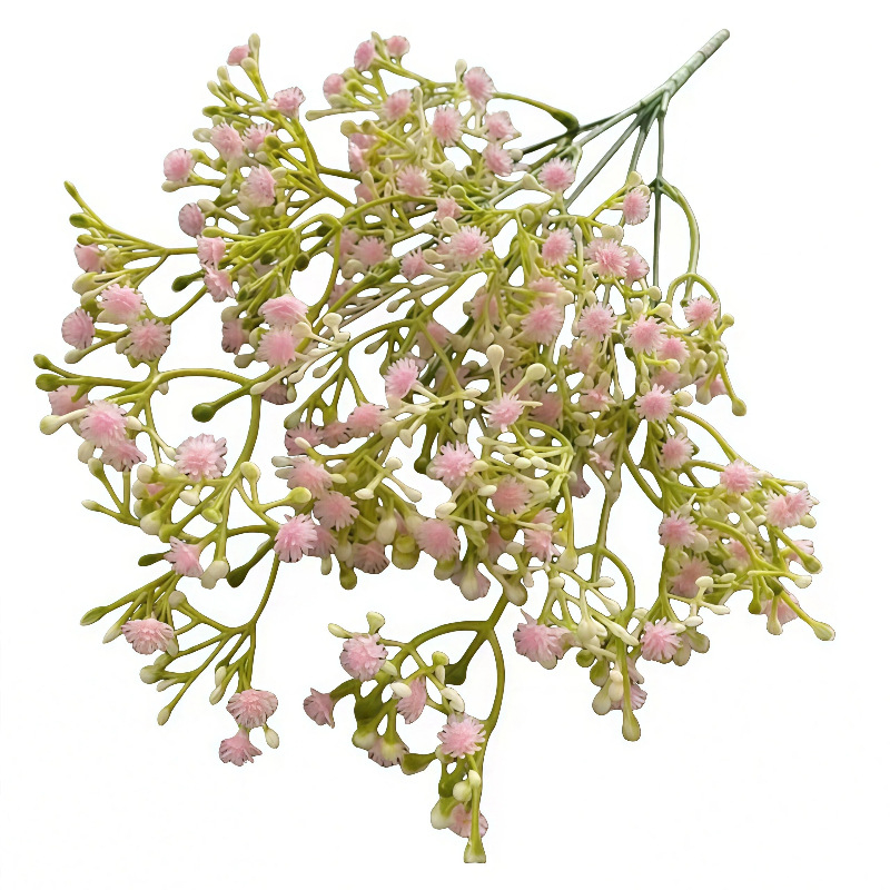 Starry Sky umjetni buket Baby's Breath, Jednostrani, Plastika i svila cvijeće, Hotelska i kućna dekoracija, Fotografijski rekvizit