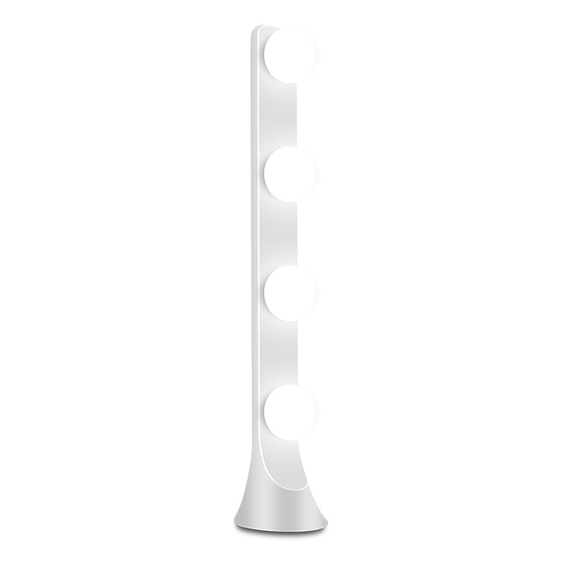 Lumină de umplere pentru livestream pe birou, cu două rânduri LED, 10–50W, 110–220V, temperatură a culorii în trei trepte