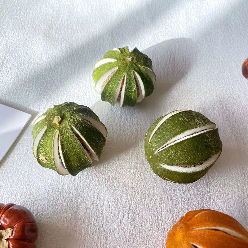 Set decorativ cu flori păstrate și fructe uscate pe inel de ratan pentru fotografia DIY de Crăciun (Brand: Other; Material: Other; Varietate: Universal model; Meșteșug: Other; Stil: Korean style)