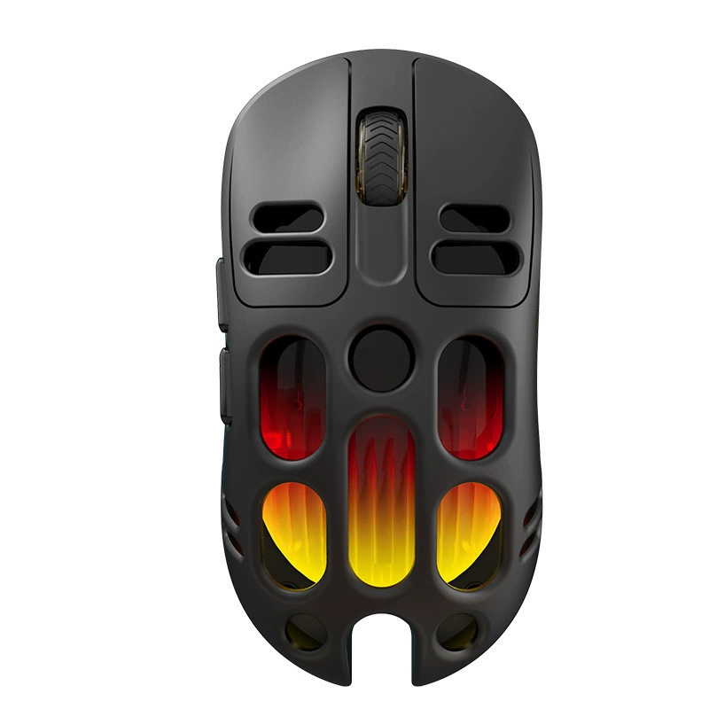 Ασύρματο ποντίκι γραφείου-παιχνιδιών με επαναφορτιζόμενο διπλού μοντέλου και διάτρητο σχεδιασμό, 4000 DPI, 5 πλήκτρα, μοντέλο 358, βάρος 73 g