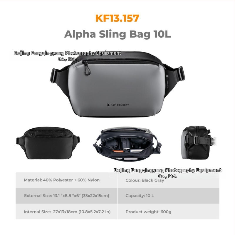 K&F Concept Fuji be veidrodžio fotoaparato krepšys su crossbody diržu – Fotografijos rinkinys