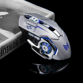 Mouse wireless de gaming cu conectivitate 2.4G/Bluetooth, DPI 1600, 6 butoane, rază de până la 10 m și iluminare