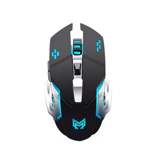 Mouse wireless de gaming cu conectivitate 2.4G/Bluetooth, DPI 1600, 6 butoane, rază de până la 10 m și iluminare