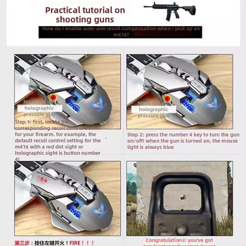 Zero Point G9 кабелна гейминг механична мишка - 3200 DPI, 7 бутона, USB