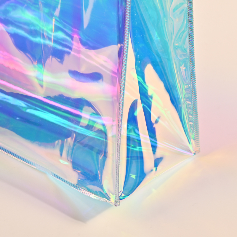 Geantă PVC cu laser - Personalizabilă, impermeabilă pentru cumpărături, Brand Yuyu, Geantă universală