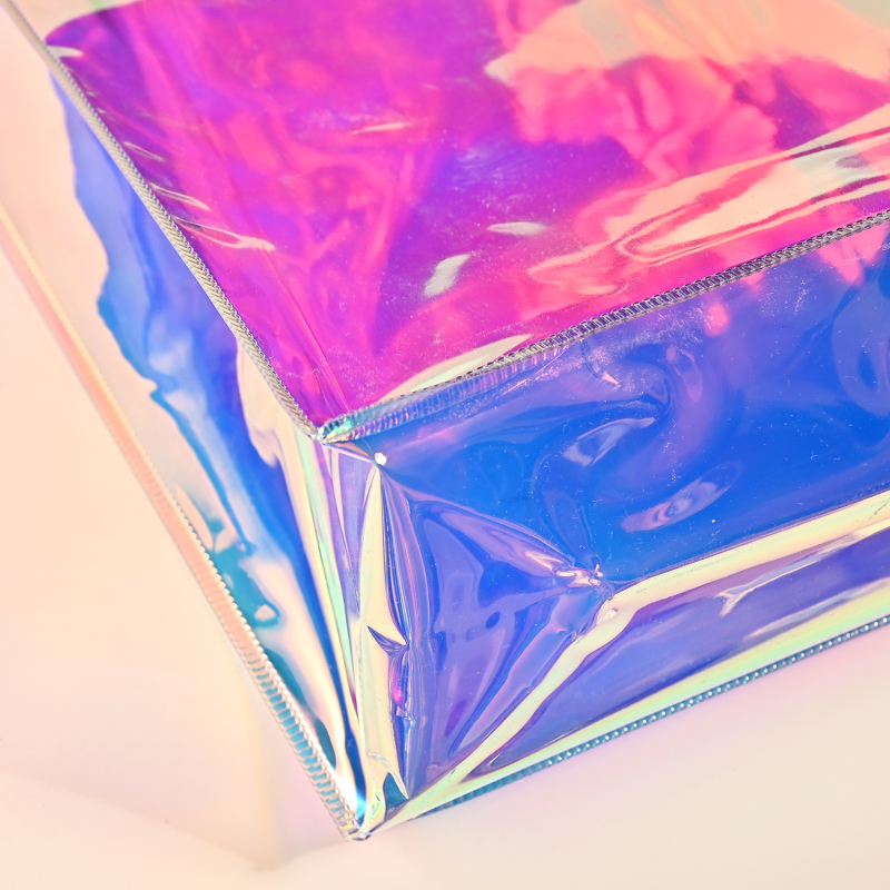 Geantă PVC cu laser - Personalizabilă, impermeabilă pentru cumpărături, Brand Yuyu, Geantă universală